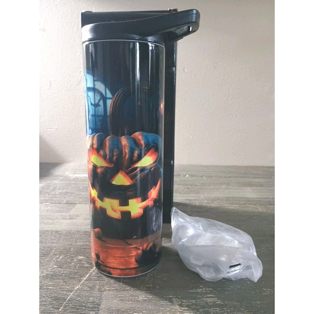 Jack o lantern Halloween Pumpkin Scary Fall Autumn 20oz Skinny Tumbler New